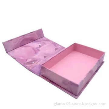 Wholesale Black Cardboard Packaging Gift Boxes with Custom Paper Wig Hair Extension Magnetic Closure Package